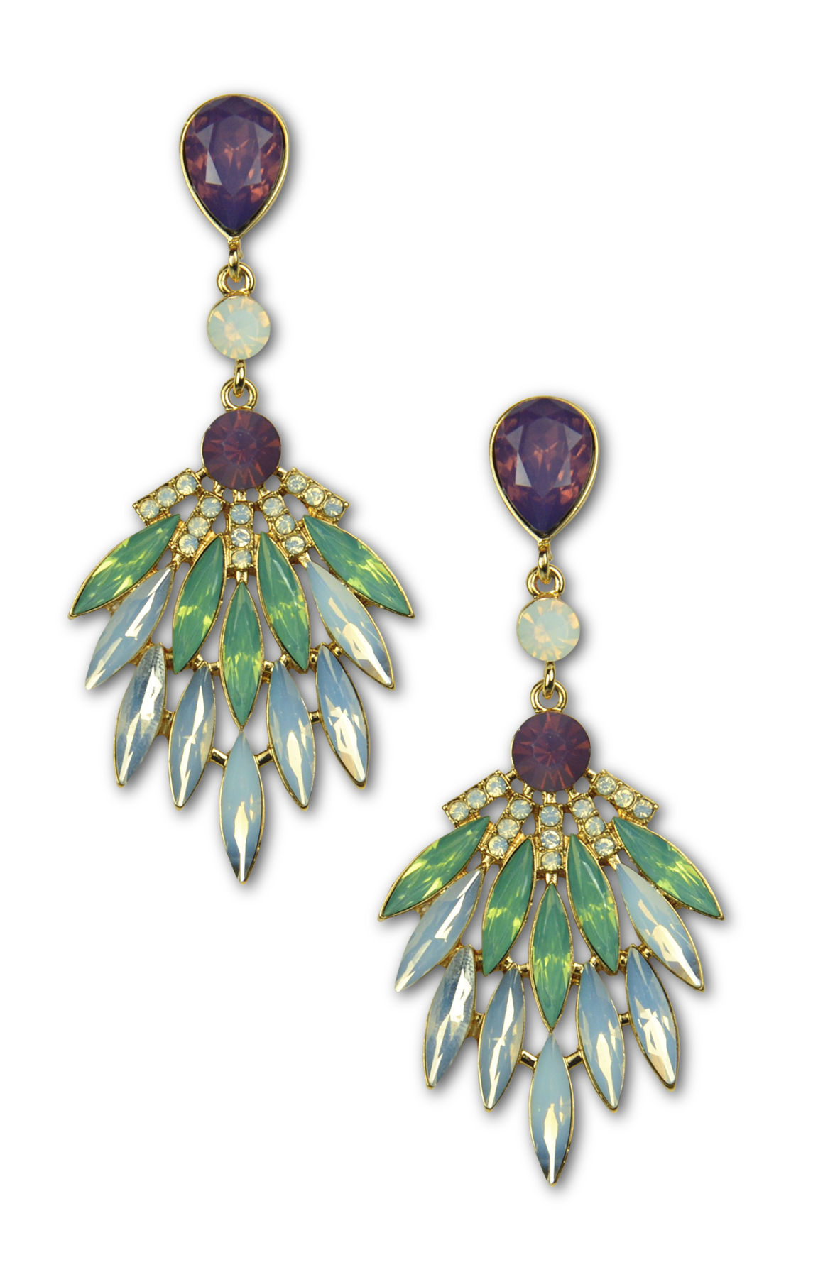 Purple Earrings